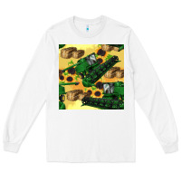 White harvester seamless pattern Long Sleeve Tee - BundleAndBundleShop
