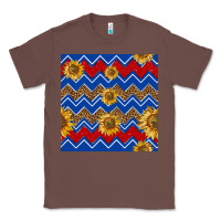4th Of July Sunflower Seamless  Pattern Classic Tee | Teevron