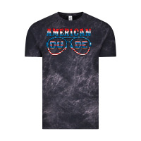 Cloud Black american dude Vintage Tee - HRA Design Shop
