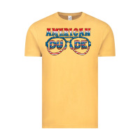 Vintage Mustard american dude Vintage Tee - HRA Design Shop