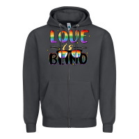 Smoke love is blind Zipper Hoodie - MaliasSmallBusiness