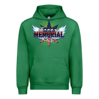 Emerald happy memorial day Urban Hoodie - HowdyJamesFarm