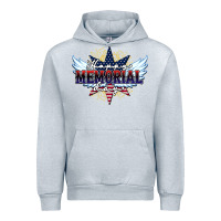 Heather Grey happy memorial day Urban Hoodie - HowdyJamesFarm