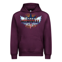 Mauve Wine happy memorial day Urban Hoodie - HowdyJamesFarm