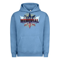 Pigment Pebble Blue happy memorial day Urban Hoodie - HowdyJamesFarm