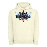 Pigment Pistachio happy memorial day Urban Hoodie - HowdyJamesFarm