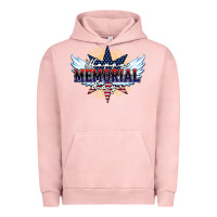 Pigment Salmon happy memorial day Urban Hoodie - HowdyJamesFarm