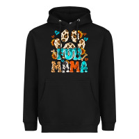 Black fur mama Heavyweight Hoodie - MaliasSmallBusiness