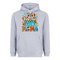 Heather Grey fur mama Heavyweight Hoodie - MaliasSmallBusiness