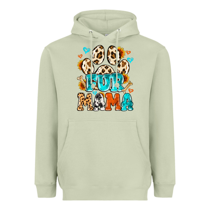Fur Mama Heavyweight Hoodie by MaliasSmallBusiness | Teevron