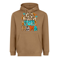 Toasted Coconut fur mama Heavyweight Hoodie - MaliasSmallBusiness