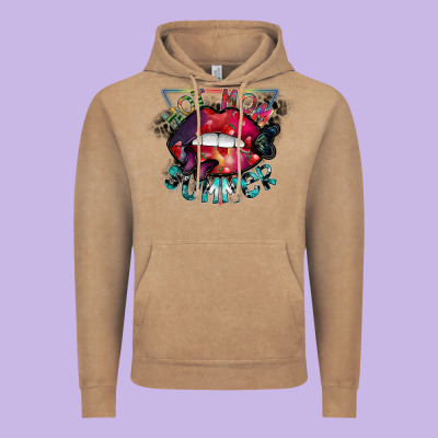 Hot Mom Summer Vintage Hoodie Designed By Sublimationcraftshop