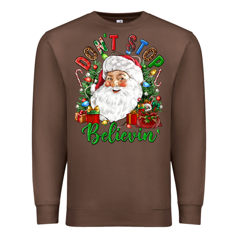 Don't Stop Believin' Premium Sweatshirt by NancyCooperArtShop | Teevron