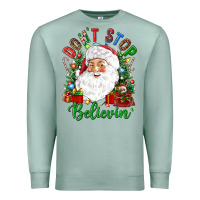 Seafoam Don't stop believin' Premium Sweatshirt - NancyCooperArtShop