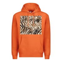 Carrot brown zebra Premium Hoodie - BarkalooDesign