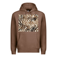 Chestnut brown zebra Premium Hoodie - BarkalooDesign
