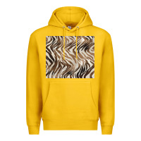 Lemon brown zebra Premium Hoodie - BarkalooDesign