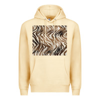 Pina Colada brown zebra Premium Hoodie - BarkalooDesign