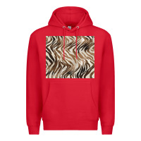 Red brown zebra Premium Hoodie - BarkalooDesign