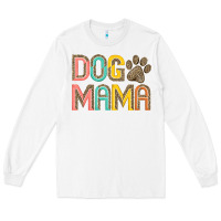 White dog mama Long Sleeve Tee - JahusDesignShop