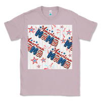 Lilac american mama seamless pattern Classic Tee - BundleAndBundleShop