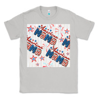 Moon Dust american mama seamless pattern Classic Tee - BundleAndBundleShop