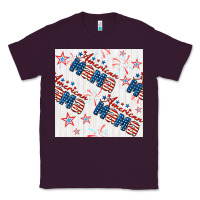 Plum american mama seamless pattern Classic Tee - BundleAndBundleShop