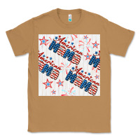 Toasted Coconut american mama seamless pattern Classic Tee - BundleAndBundleShop