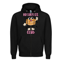 Black breakfast club Zipper Hoodie - MaliasSmallBusiness