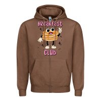 Chestnut breakfast club Zipper Hoodie - MaliasSmallBusiness