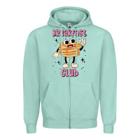 Seafoam breakfast club Zipper Hoodie - MaliasSmallBusiness