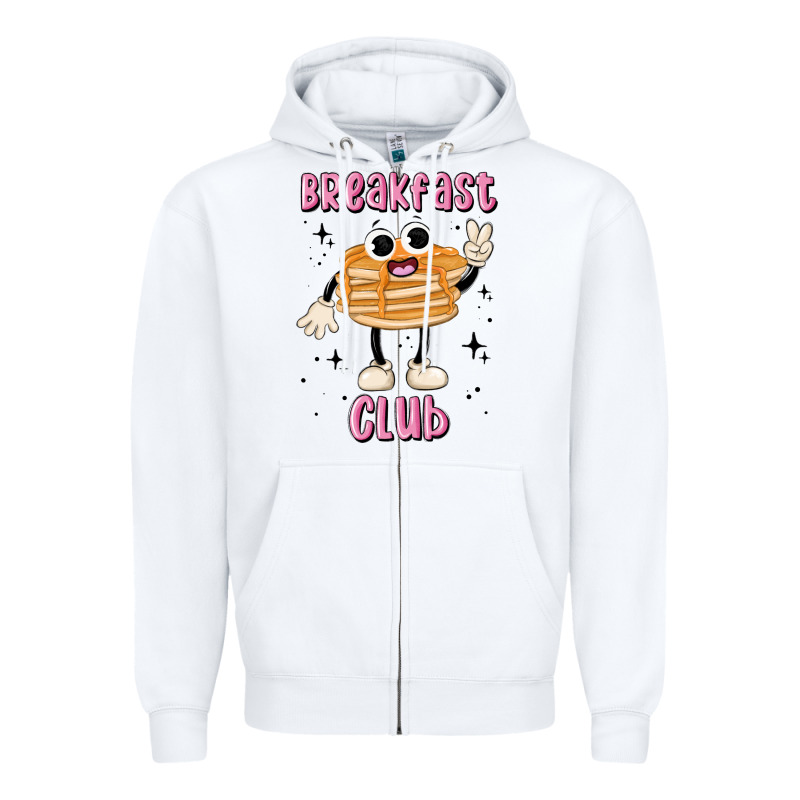 Breakfast Club Zipper Hoodie by MaliasSmallBusiness | Teevron