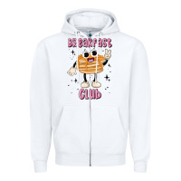 White breakfast club Zipper Hoodie - MaliasSmallBusiness