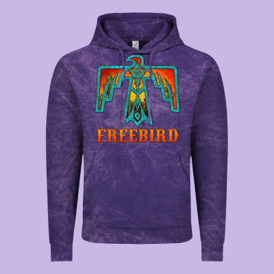 Thunderbird Freebird Vintage Hoodie Designed By Jahusdesignshop