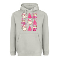 Moon Dust retro doodle pink christmas Heavyweight Hoodie - MaliasSmallBusiness
