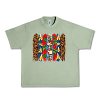 Oil Green dominican republic brushstrokes Urban Heavy Tee - AdoDesignShop