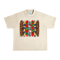 Dominican Republic Brushstrokes Urban Heavy Tee | Teevron