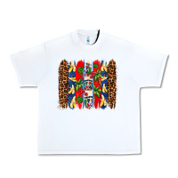 White dominican republic brushstrokes Urban Heavy Tee - AdoDesignShop