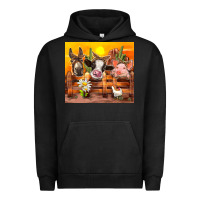 Pigment Black farm animal Urban Hoodie - TumblerDesignByShophia