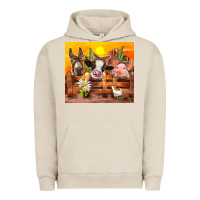 Pigment French Oak farm animal Urban Hoodie - TumblerDesignByShophia