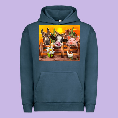 Farm Animal Urban Hoodie Designed By Tumblerdesignbyshophia
