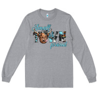 Heather Grey small town proud Long Sleeve Tee - JahusDesignShop