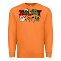 Carrot Daddy Claus Santa Christmas lights and holly Premium Sweatshirt - NancyCooperArtShop