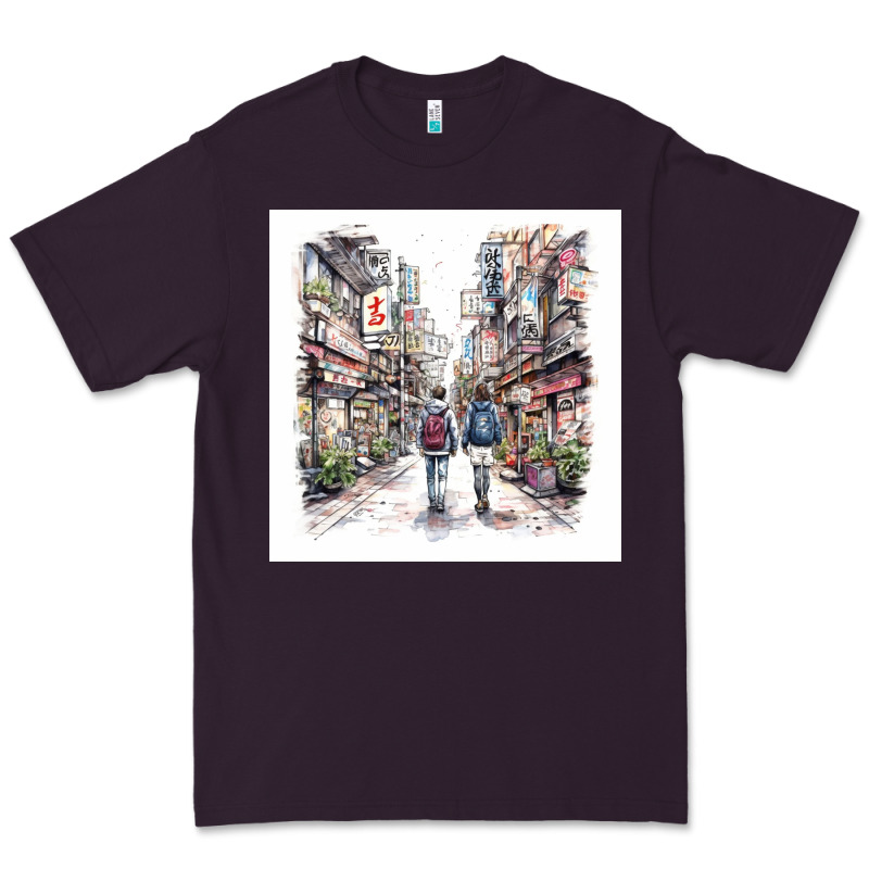 Japan Street Premium Tee by Unal Design | Teevron