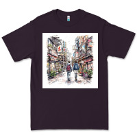 Plum Japan Street Premium Tee - Unal Design