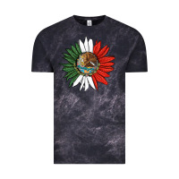 Cloud Black mexico sunflower Vintage Tee - HRA Design Shop