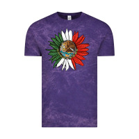 Cloud Purple mexico sunflower Vintage Tee - HRA Design Shop