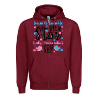 Burgundy twinkle twinkle little star Zipper Hoodie - MaliasSmallBusiness