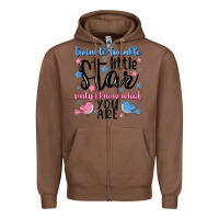 Chestnut twinkle twinkle little star Zipper Hoodie - MaliasSmallBusiness