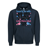 Navy twinkle twinkle little star Zipper Hoodie - MaliasSmallBusiness